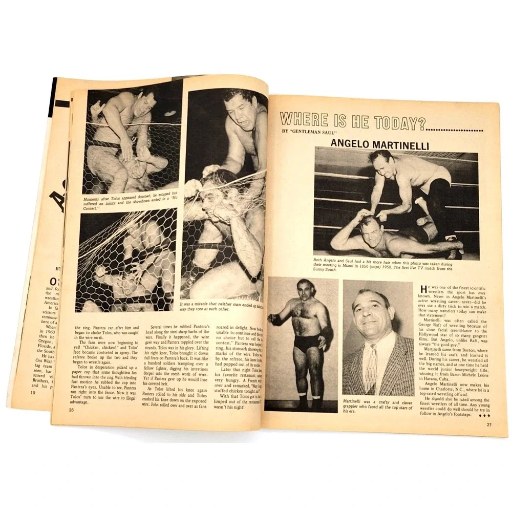 INSIDE WRESTLING JULY 1971 FRITZ VON ERICH BLACKJACK MULLIGAN ERIC THE RED ATLAS